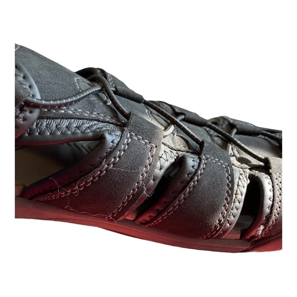 Khombu Black Synthetic Travis Sandals Outdoor Activities Water Resistant…